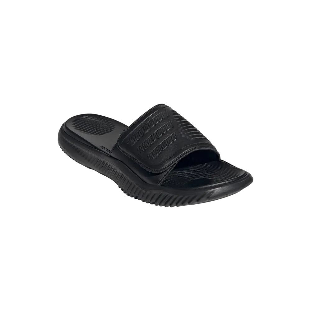 adidas Unisex Alphabounce 2.0 Slides Sandal, Black/Black/Black, 14 US Women