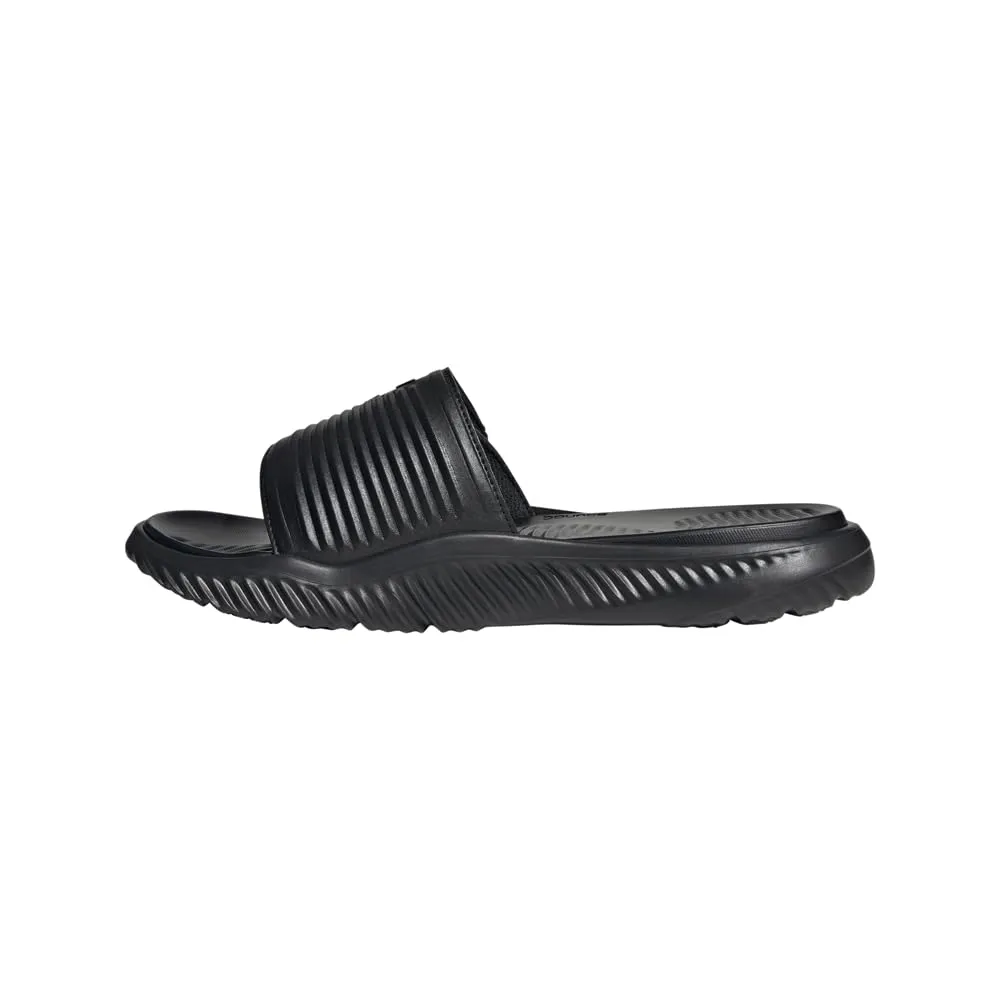 adidas Unisex Alphabounce 2.0 Slides Sandal, Black/Black/Black, 14 US Women